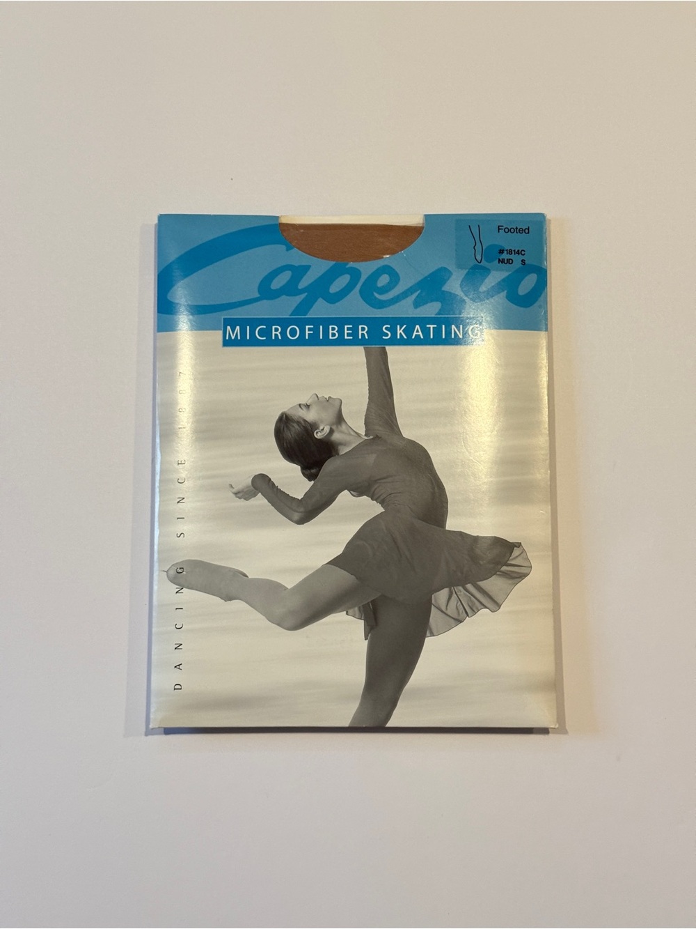 Capezio Nude Footed Ice Skating Tights - Child Size Small